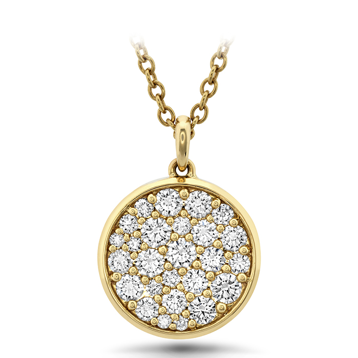 Luna Pave Medallion .45-.52ctw approx. 11mm