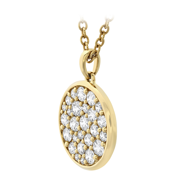 Luna Pave Medallion .45-.52ctw approx. 11mm