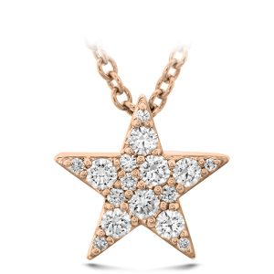 Luna Pave Star Pendant .16-.18ctw approx.