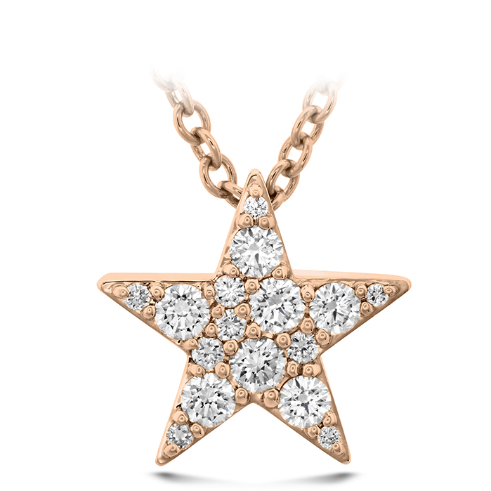 Luna Pave Star Pendant .16-.18ctw approx.