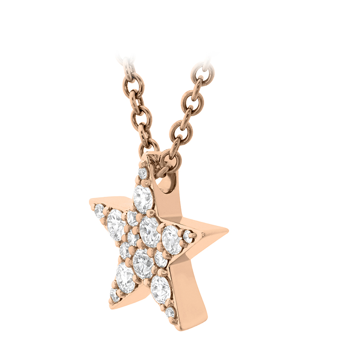 Luna Pave Star Pendant .16-.18ctw approx.