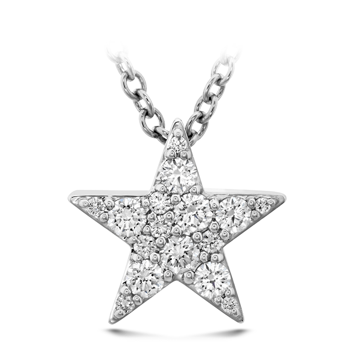 Luna Pave Star Pendant .16-.18ctw approx.