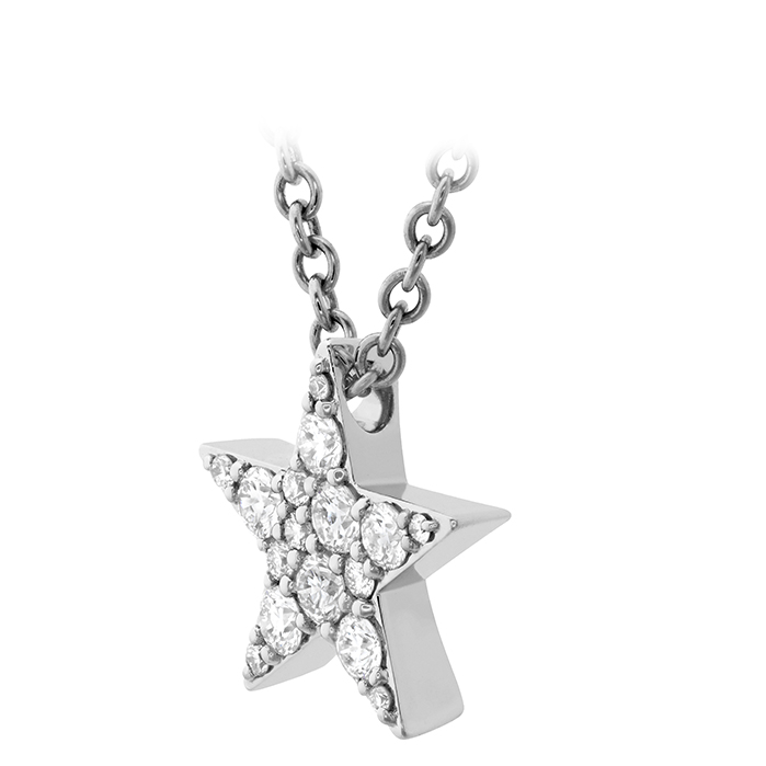 Luna Pave Star Pendant .16-.18ctw approx.