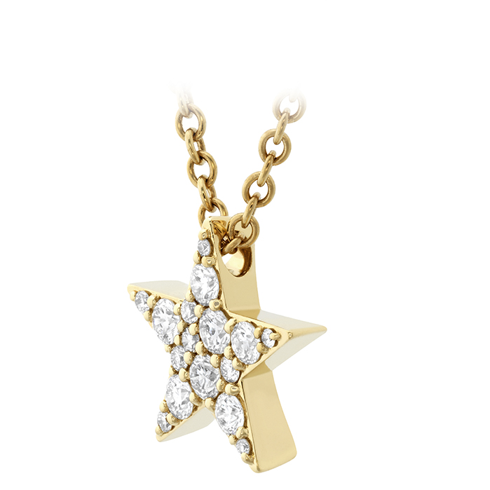 Luna Pave Star Pendant .16-.18ctw approx.