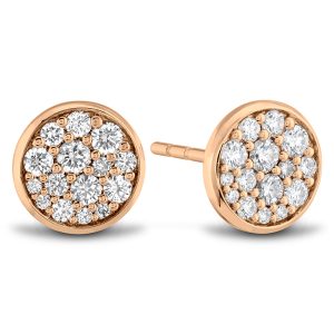 Luna Pave Earrings .34-.39ctw approx.
