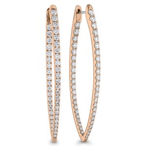 Imperial Diamond Hoops 3.40ctw approx.