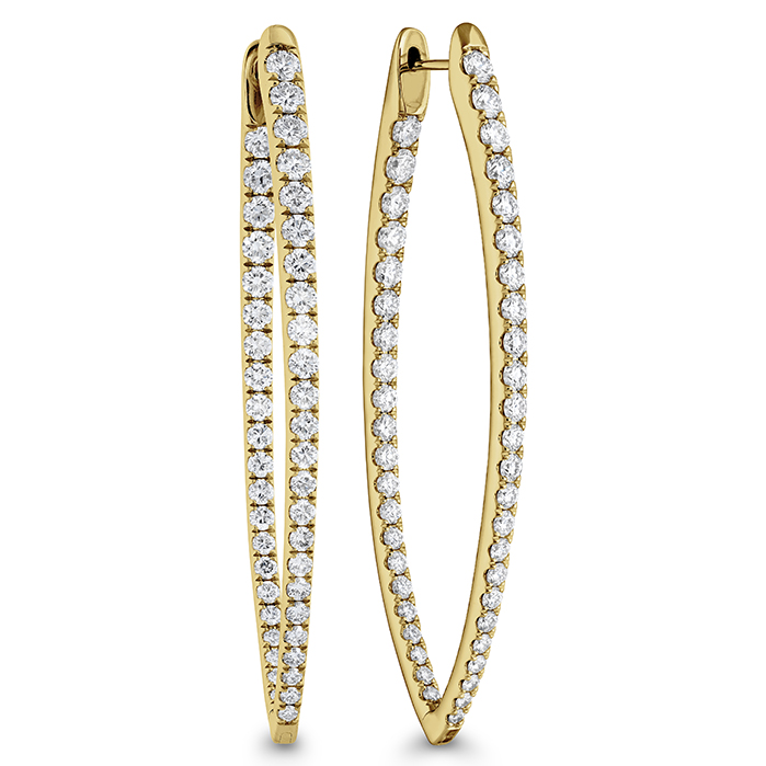 Imperial Diamond Hoops 3.40ctw approx.
