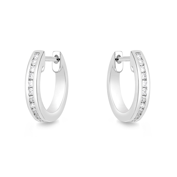 Channel Set Round Hoops