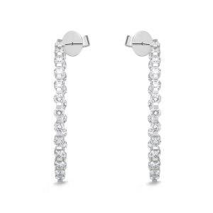 Precious Prong Theme (angled pin post) Round Hoops