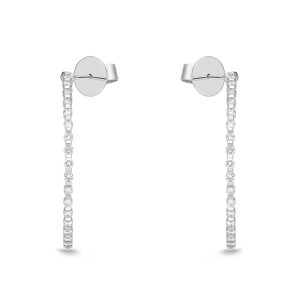 Precious Prong Theme (angled pin post) Round Hoops