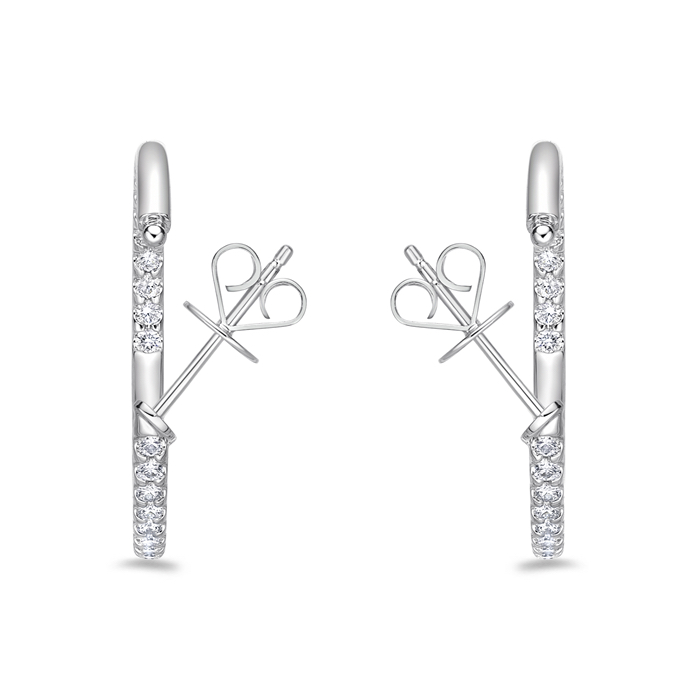 Odessa Round Hoops 1ctw approx.