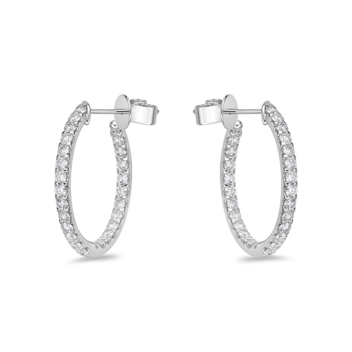 Odessa Round Hoops 1.50ctw approx.