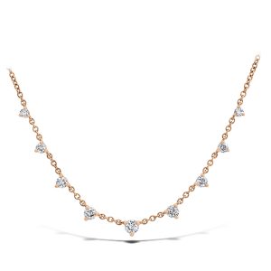 Essentials 9-Stone Necklace .37-.43ctw approx.