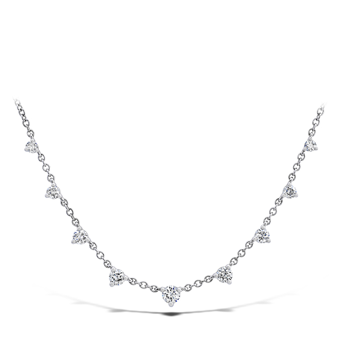 Essentials 9-Stone Necklace .37-.43ctw approx.