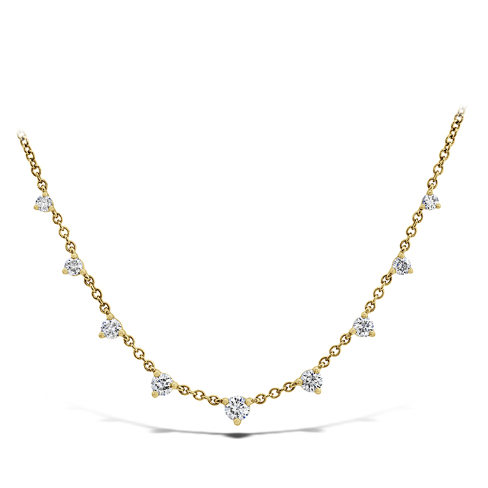 Essentials 9-Stone Necklace .37-.43ctw approx.