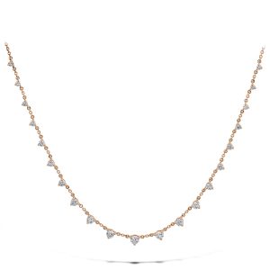 Essentials 21-Stone Necklace 1.14-1.20ctw approx.