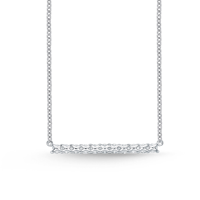Diamond Bar Necklace .50ctw approx.