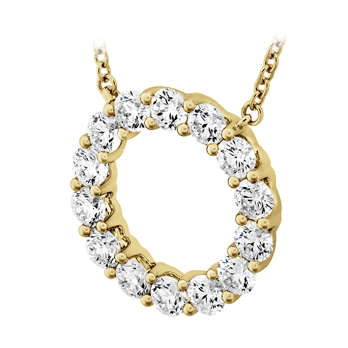 Diamond Circle Necklace 1ctw approx.
