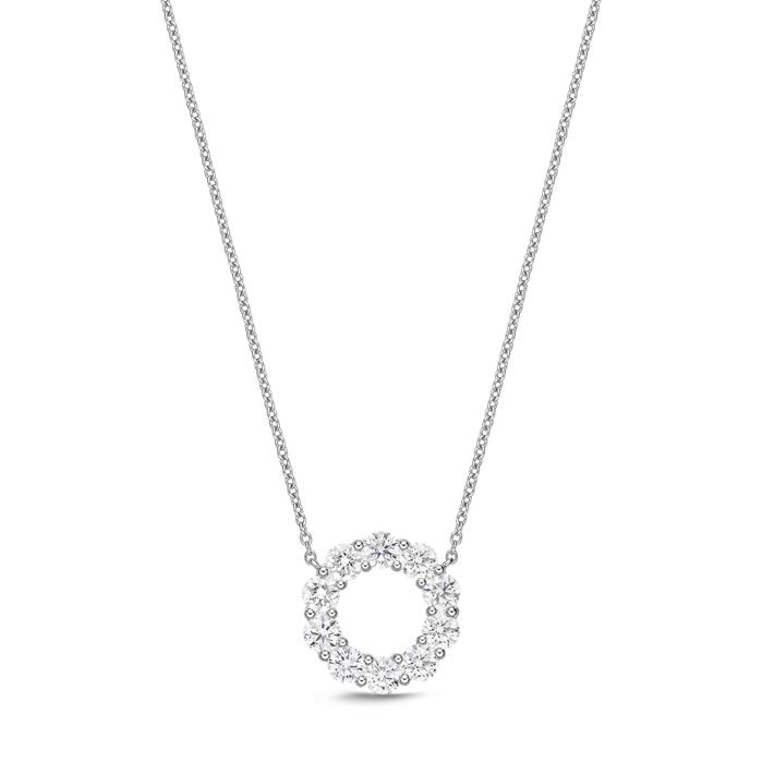 Diamond Circle Necklace 1.50ctw approx.