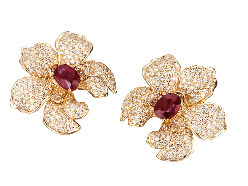 Carrera y Carrera Orquídeas Orchidee Earrings