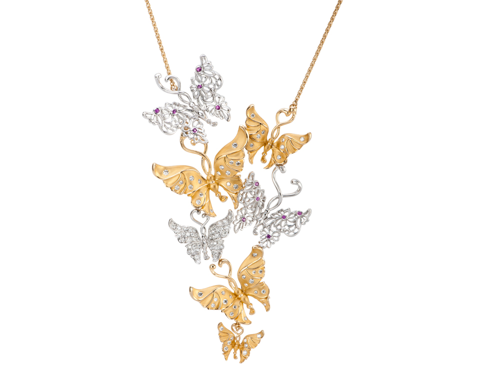 Carrera y Carrera Alegoría Cascading Necklace