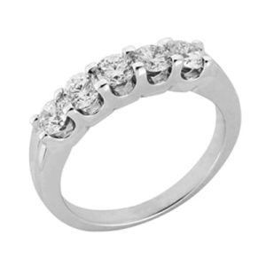 Diamond Band Five Stone