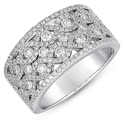 White Gold Fashion Ring
