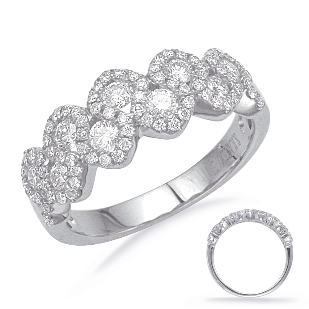 White Gold Diamond Fashion Ring
