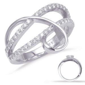 White Gold Fashion Ring