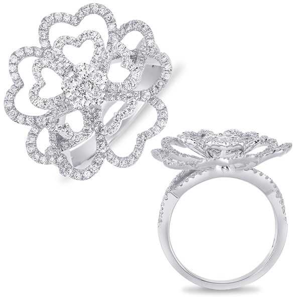 White Gold Fashion Diamond Ring