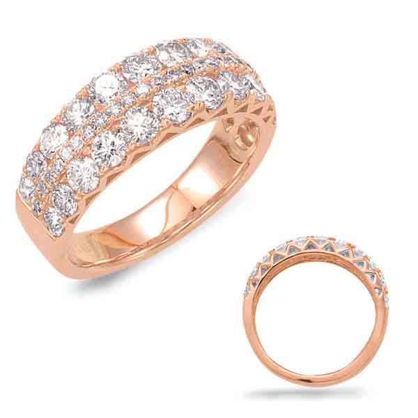 Rose Gold Diamond Band