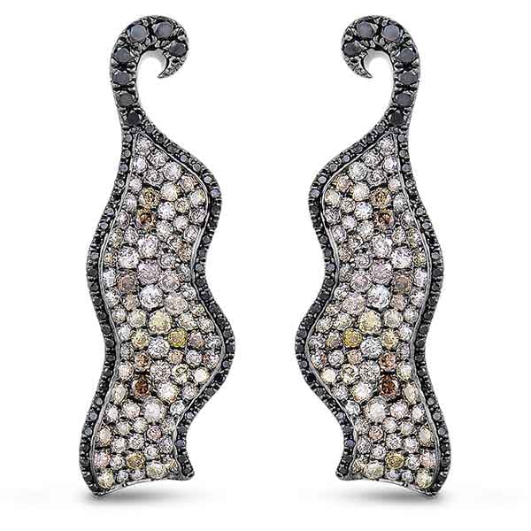 White Gold Fashion Earring