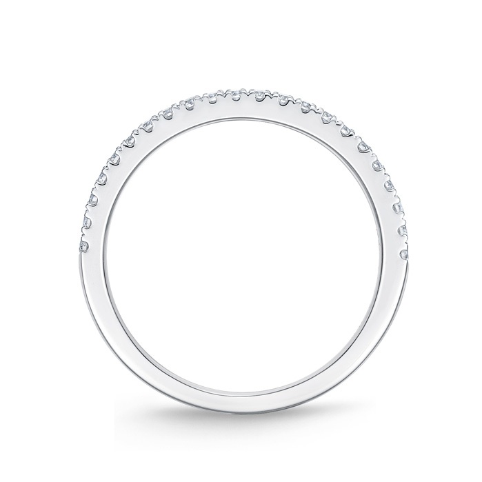 Bouquet Half Round Diamond Band .21ctw approx.