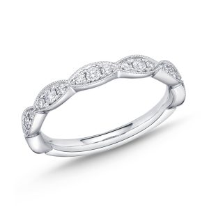 Vintage Illusion Marquise Stackable Band .30ctw approx.