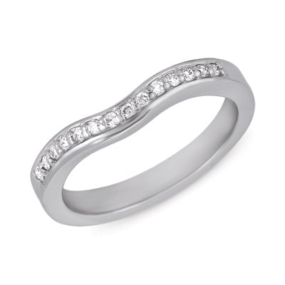 White Gold Matching Band