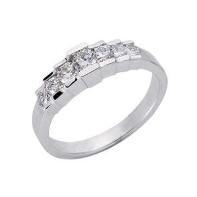 White Gold Matching Band