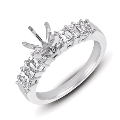 White Gold Engagement Ring