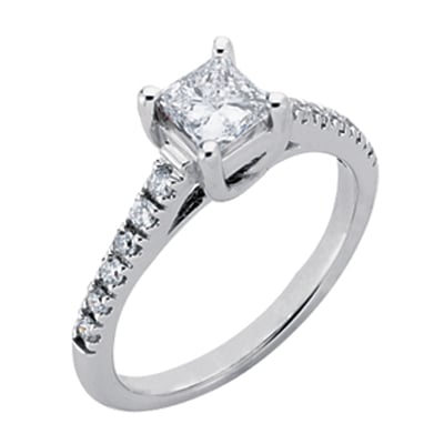 White Gold Engagement Ring