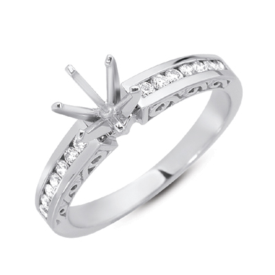 White Gold Engagement Ring