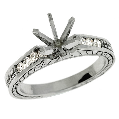 White Gold Engagement Ring