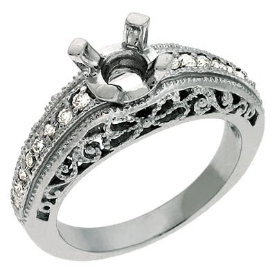 White Gold Engagement Ring