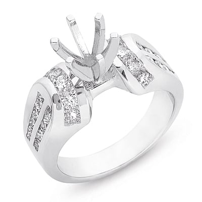 White Gold Engagement Ring