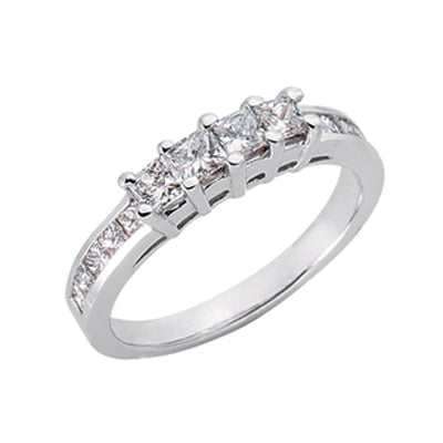 White Gold Matching Band