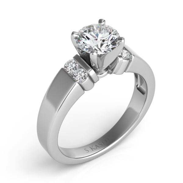 White Gold Engagement Ring