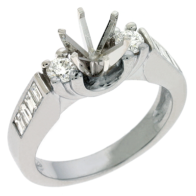 White Gold Engagement Ring