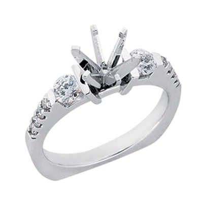 White Gold Engagement Ring
