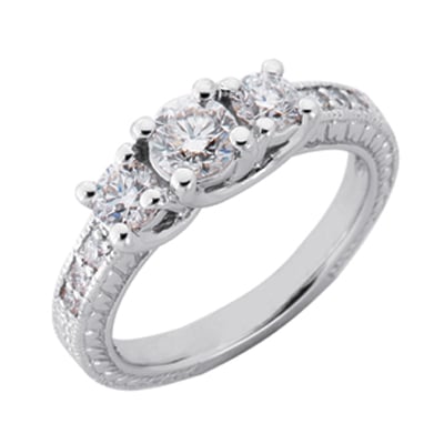 White Gold Engagement Ring