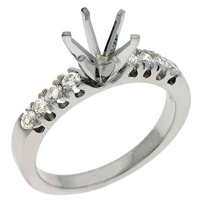 White Gold Engagement Ring