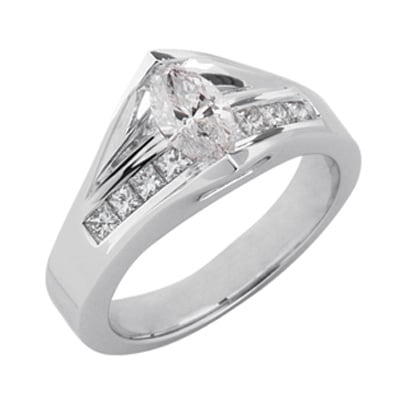 White Gold Engagement Ring