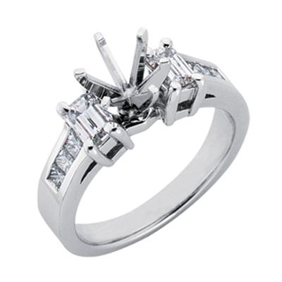 White Gold Engagement Ring